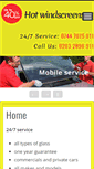 Mobile Screenshot of hotwindscreens.com